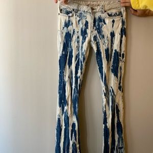 SOLD Groovy Michael Kors Tie Dye Denim Jeans!